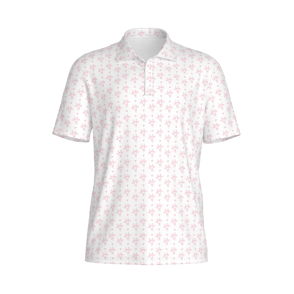 Funny Golf Polos | Feminist Finger Men's Polo | Certified UPF 30 ...